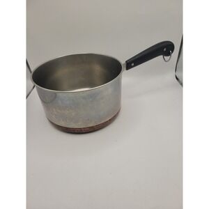 Vintage Pre-1968‎ Revere Ware 3 Qt Saucepan Pot Copper Bottom Patent 2363973 USA